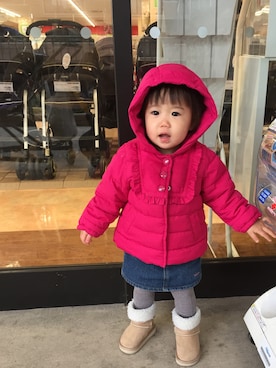 「1歳6ヶ月」｜「アイテム（オールインワン・サロペット）」を使った、Ｙｓｎさん（キッズ・70cm）の冬コーディネート