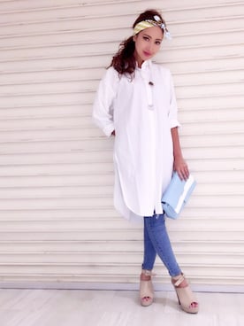 「ACC.（エーシーシー.）のアイテム」を使った、RIKOさん（レディース・162cm）の春コーディネート