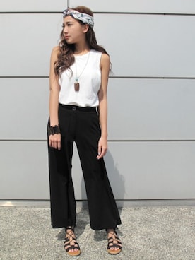 「ACC.（エーシーシー.）のアイテム」を使った、RIKOさん（レディース・162cm）の春コーディネート