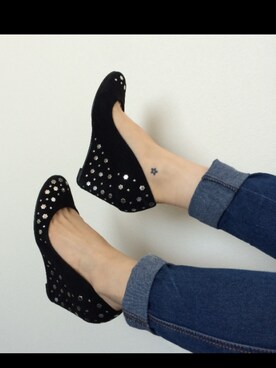 「スウェードパンプス」｜saさん（レディース・160cm）の秋コーディネート