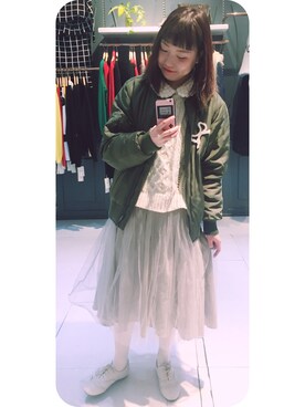 bananananaxxxさん（レディース・158cm）の春コーディネート