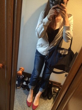 「off the wall（オフザウォール）のアイテム」を使った、ゅけ☆さん（レディース・158cm）の秋コーディネート