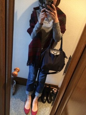 「off the wall（オフザウォール）のアイテム」を使った、ゅけ☆さん（レディース・158cm）の秋コーディネート