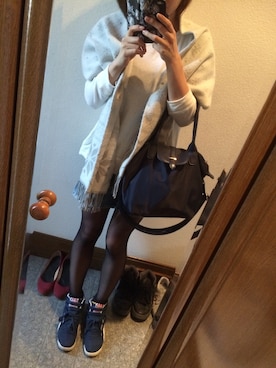 「off the wall（オフザウォール）のアイテム」を使った、ゅけ☆さん（レディース・158cm）の秋コーディネート