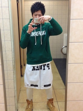 「PYREX（パイレックス）のアイテム」を使った、ラダバンプさん（メンズ・167cm）の春コーディネート