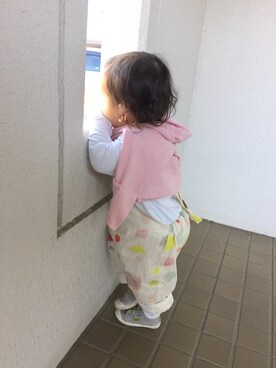 「おさんぽ」｜wakaharuさん（キッズ・80cm）の夏コーディネート