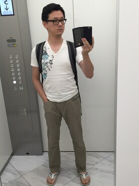 「今日も」｜AoyamaSatoshiさん（メンズ・176cm）の秋コーディネート