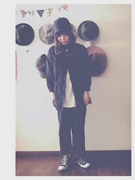 「SEVENDAYS=SUNDAY（セブンデイズサンデイ）のアイテム（チュニック）」を使った、loloiさん（レディース・159cm）の春コーディネート