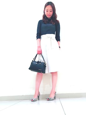 「JILL STUART（ジルスチュアート）のアイテム（パンツ）」を使った、yukoさん（レディース・162cm）の春コーディネート