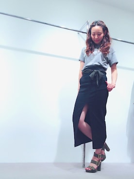 「JILL STUART（ジルスチュアート）のアイテム（財布/小物）」を使った、yukoさん（レディース・162cm）の夏コーディネート