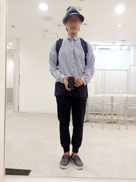 「SHIPS JET BLUE（シップスジェットブルー）のアイテム（ブルー系）」を使った、ug nishimuraさん（メンズ・170cm）の秋コーディネート