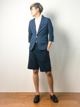 まっこいさん（メンズ・176cm）の春コーディネート