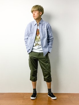 まっこいさん（メンズ・176cm）の春コーディネート