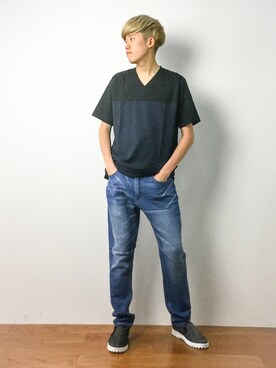 まっこいさん（メンズ・176cm）の春コーディネート