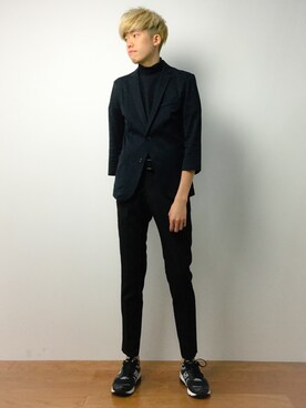 「MK MICHEL KLEIN HOMME （エムケーミッシェルクランオム）のアイテム（ジャケット/アウター）」を使った、まっこいさん（メンズ・176cm）の春コーディネート
