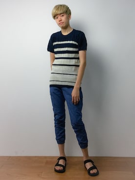 まっこいさん（メンズ・176cm）の春コーディネート