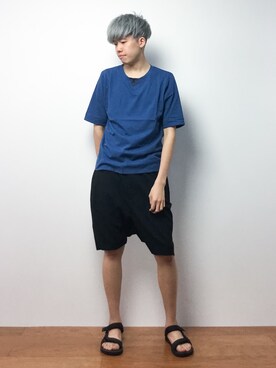 「DETAILS（ディテールズ）のアイテム（トップス）」を使った、まっこいさん（メンズ・176cm）の春コーディネート