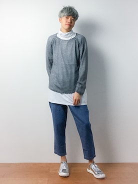 「CHAPTER WORLD select （チャプターワールドセレクト）のアイテム」を使った、まっこいさん（メンズ・176cm）の春コーディネート