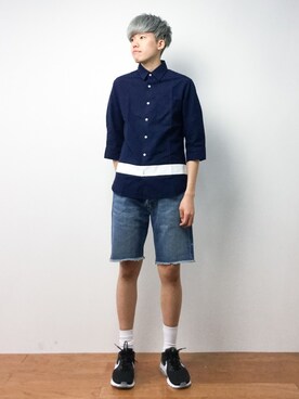 まっこいさん（メンズ・176cm）の春コーディネート