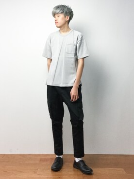 「L.H.P（エルエイチピー）のアイテム（シューズ）」を使った、まっこいさん（メンズ・176cm）の春コーディネート