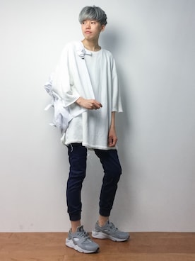 「FLASH REPORT（フラッシュリポート）のアイテム（バッグ）」を使った、まっこいさん（メンズ・176cm）の春コーディネート