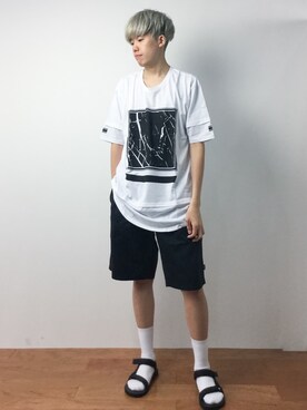 まっこいさん（メンズ・176cm）の春コーディネート