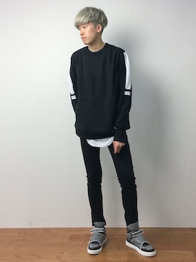 「DANKE SCHON（ダンケシェーン）のアイテム（シューズ）」を使った、まっこいさん（メンズ・176cm）の春コーディネート