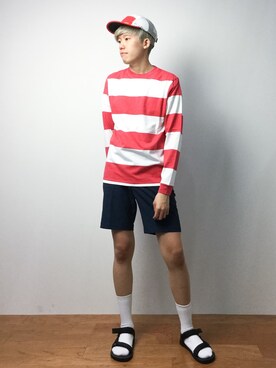 まっこいさん（メンズ・176cm）の春コーディネート