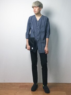 まっこいさん（メンズ・176cm）の春コーディネート