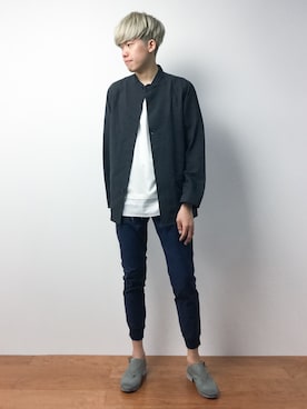 まっこいさん（メンズ・176cm）の春コーディネート