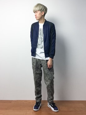 「MACKINTOSH PHILOSOPHY（ﾏｯｷﾝﾄｯｼｭ ﾌｨﾛｿﾌｨｰ）のアイテム」を使った、まっこいさん（メンズ・176cm）の春コーディネート