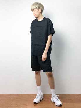 「DETAILS（ディテールズ）のアイテム（パンツ）」を使った、まっこいさん（メンズ・176cm）の春コーディネート