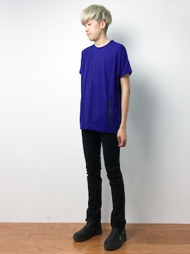 まっこいさん（メンズ・176cm）の春コーディネート