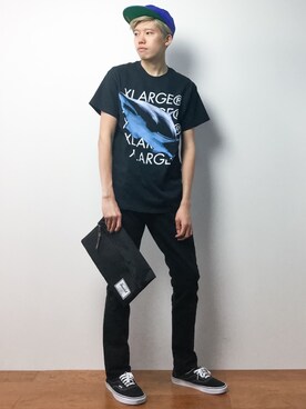 「Herschel Supply（ハーシェルサプライ）のアイテム」を使った、まっこいさん（メンズ・176cm）の夏コーディネート