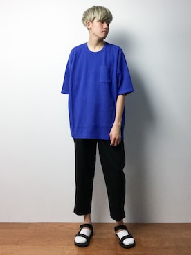 「CABANE de ZUCCa（カバンドズッカ）のアイテム」を使った、まっこいさん（メンズ・176cm）の夏コーディネート
