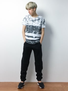 「LES BENJAMINS（レス ベンジャミンズ）のアイテム」を使った、まっこいさん（メンズ・176cm）の夏コーディネート