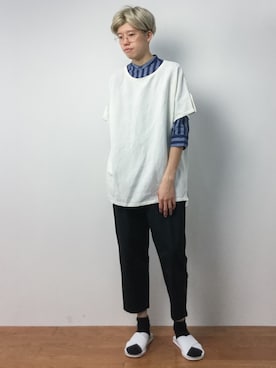 まっこいさん（メンズ・176cm）の夏コーディネート