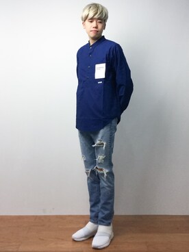 まっこいさん（メンズ・176cm）の夏コーディネート