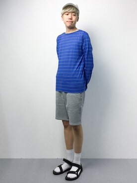 「LB/S （エルビーエス）のアイテム」を使った、まっこいさん（メンズ・176cm）の夏コーディネート