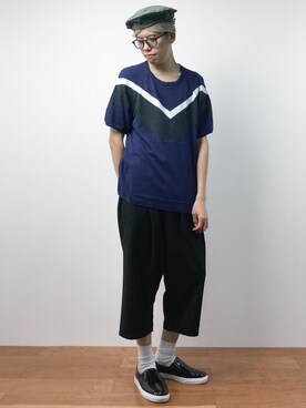 「MACKINTOSH PHILOSOPHY（ﾏｯｷﾝﾄｯｼｭ ﾌｨﾛｿﾌｨｰ）のアイテム」を使った、まっこいさん（メンズ・176cm）の夏コーディネート