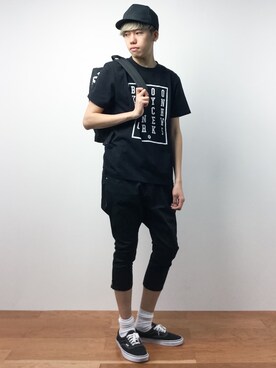 「SPALDING（スポルディング）のアイテム」を使った、まっこいさん（メンズ・176cm）の夏コーディネート
