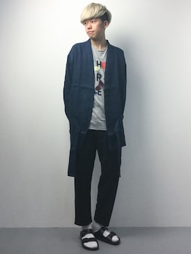 「SCOTCH & SODA（スコッチ アンド ソーダ）のアイテム（トップス）」を使った、まっこいさん（メンズ・176cm）の夏コーディネート