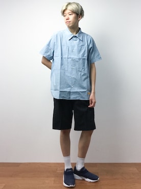 「NATAL DESIGN（ネイタルデザイン）のアイテム（シャツ/ブラウス）」を使った、まっこいさん（メンズ・176cm）の夏コーディネート