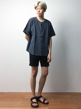 まっこいさん（メンズ・176cm）の夏コーディネート