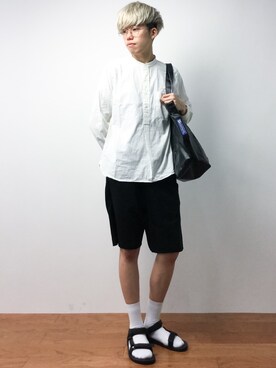 「ROOTOTE（ルートート）のアイテム」を使った、まっこいさん（メンズ・176cm）の夏コーディネート