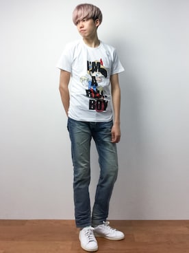 まっこいさん（メンズ・176cm）の夏コーディネート