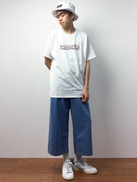 「VANS（バンズ）のアイテム（帽子）」を使った、まっこいさん（メンズ・176cm）の夏コーディネート