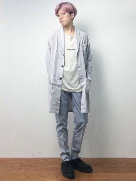 「CABANE de ZUCCa（カバンドズッカ）のアイテム」を使った、まっこいさん（メンズ・176cm）の夏コーディネート