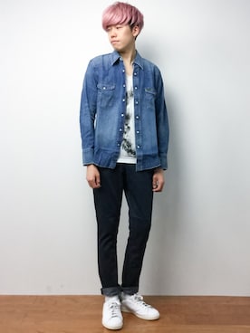 まっこいさん（メンズ・176cm）の夏コーディネート