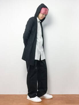 「galvanize（ガルヴァナイズ）のアイテム（トップス）」を使った、まっこいさん（メンズ・176cm）の夏コーディネート